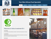 Tablet Screenshot of aishainvestment.com